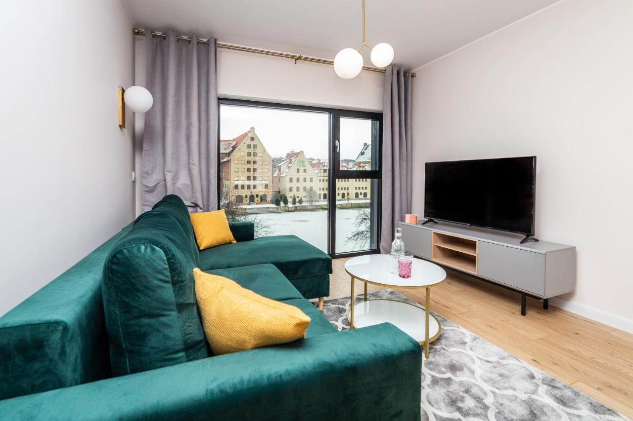 Pobookowane River View Apartments Gdansk Exterior foto