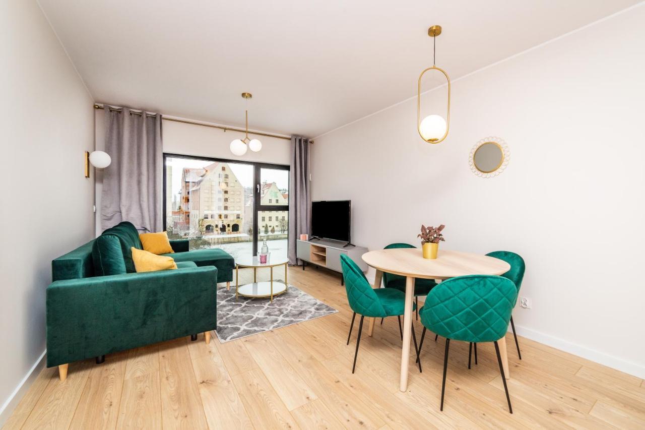Pobookowane River View Apartments Gdansk Exterior foto