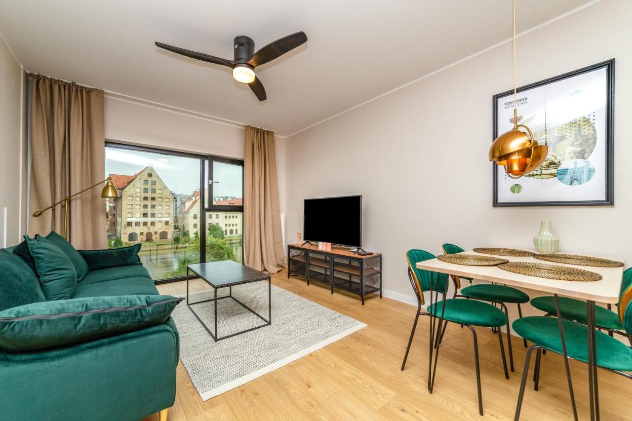 Pobookowane River View Apartments Gdansk Exterior foto