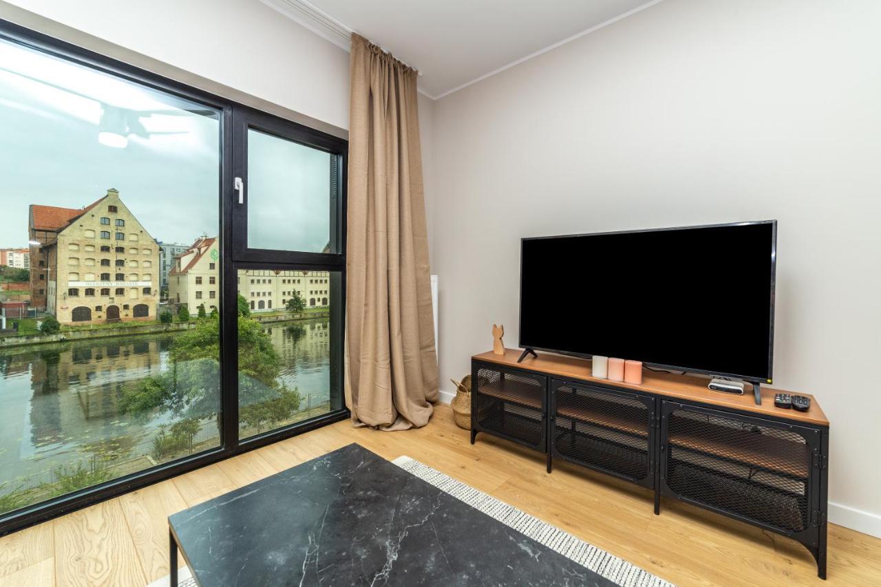 Pobookowane River View Apartments Gdansk Exterior foto